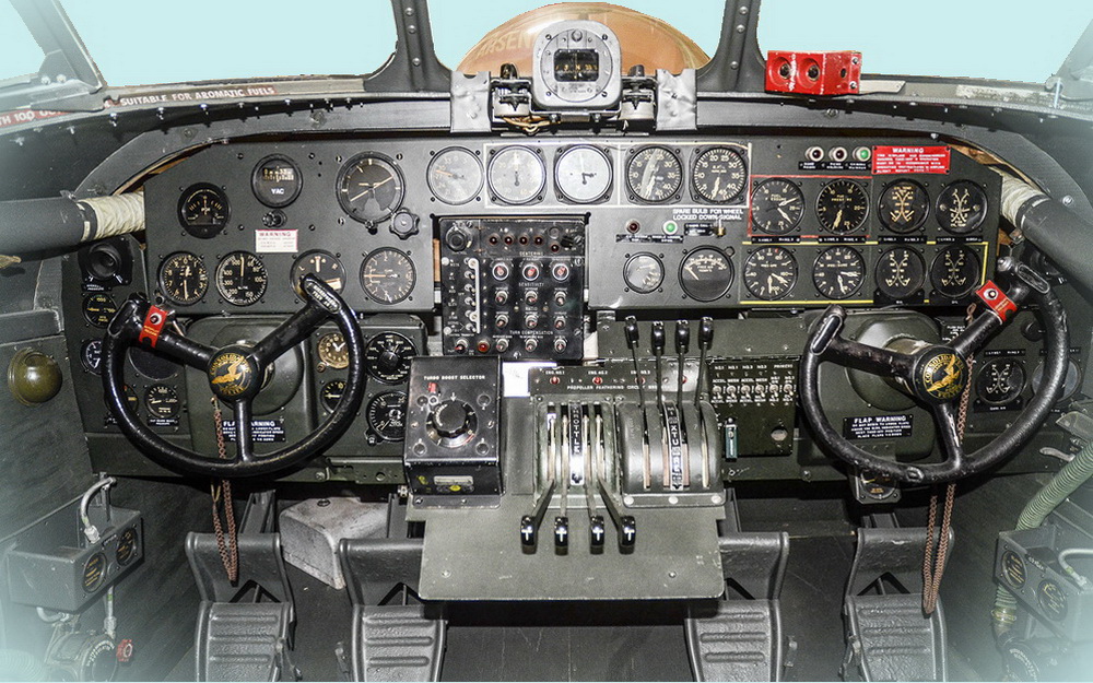 B-24 cockpit